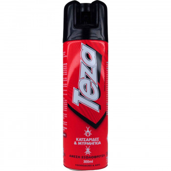 TEZA SPRAY ΓΙΑ ΚΑΤΣΑΡΙΔΕΣ & ΜΥΡΜΗΓΚΙΑ 300 ML.