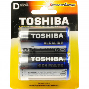 TOSHIBA ΜΠΑΤΑΡΙΕΣ HIGH POWER D 2 ΤΕΜ.