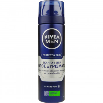 NIVEA ΑΦΡΟΣ ΞΥΡΙΣΜΑΤΟΣ ΓΙΑ ΣΚΛΗΡΑ ΓΕΝΙΑ 200 ML.