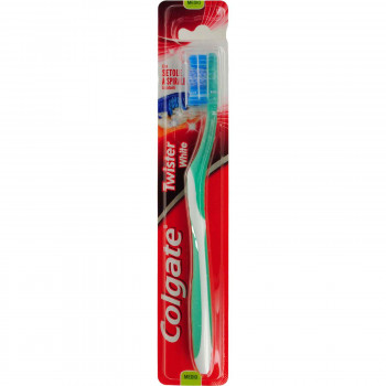 COLGATE ΟΔΟΝΤΟΒΟΥΡΤΣΑ  TWISTER WHITE ΜΕΤΡΙΑ 1 ΤΕΜ.