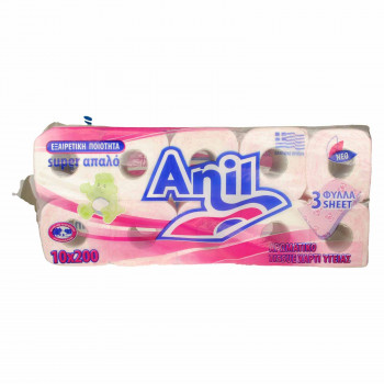 ANIL SUPER SOFT ΑΡΩΜΑΤΙΣΜΕΝΟ 3ΦΥΛΛΟ 10 ΤΕΜ.