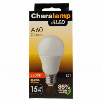 CHARALAMP LED E27 WARM 15/100W