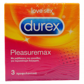 DUREX PLEASUREMAX 3 ΤΕΜ.