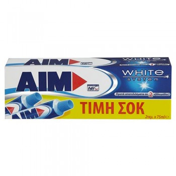 AIM WHITE SYSTEM 2X75 ML.