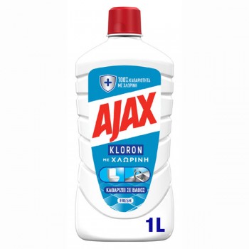 AJAX KLORON ΜΕ ΧΛΩΡΙΝΗ FRESH 1 ΛΙΤ.
