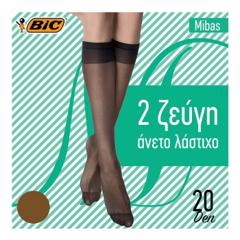 BIC MIBAS 20DEN 2 ΖΕΥΓΗ ΠΕΠΕΡ